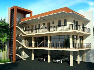Thiết kế xây nhà nghỉ khách sạn đẹp 3 tầng giá rẻ