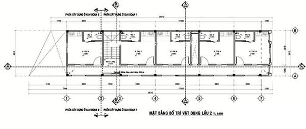 Thiết kế xây nhà nghỉ khách sạn đẹp 3 tầng giá rẻ