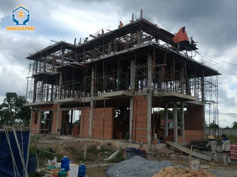 Hinh anh cong trinh xay dung dang trien khai tai hcm