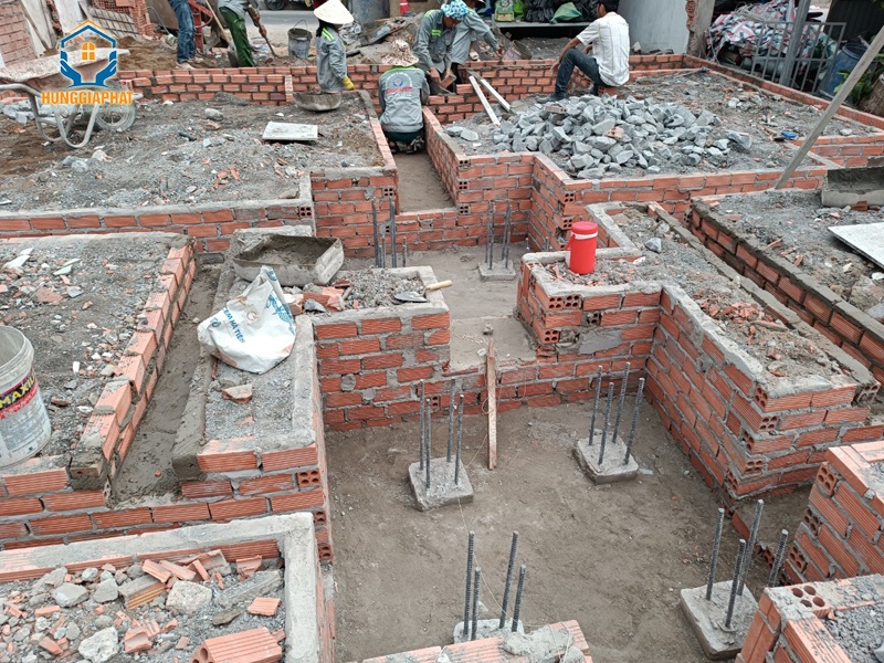 Không gian xây dựng phần thô