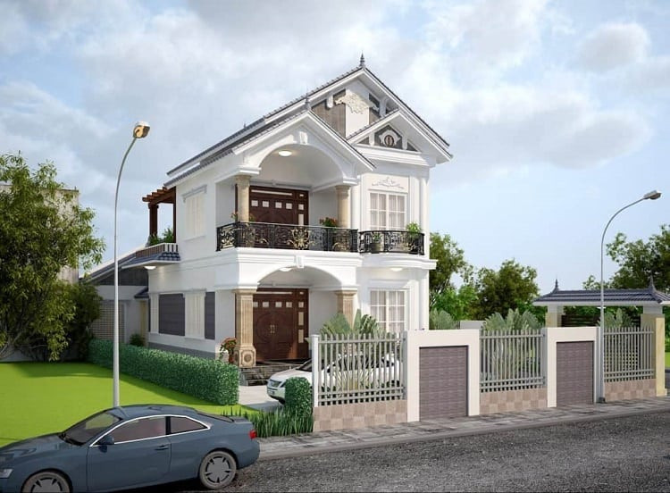 Mẫu thiết kế nhà 2 tầng đẹp năm 2023 Mẫu thiết kế nhà 2 tầng đẹp năm 2023
