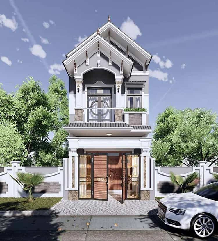 Mẫu thiết kế nhà 2 tầng đẹp năm 2023 Mẫu thiết kế nhà 2 tầng đẹp năm 2023