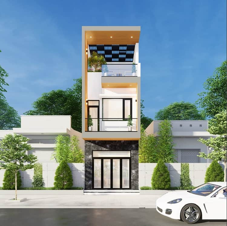 Mẫu thiết kế nhà 2 tầng đẹp năm 2023 Mẫu thiết kế nhà 2 tầng đẹp năm 2023