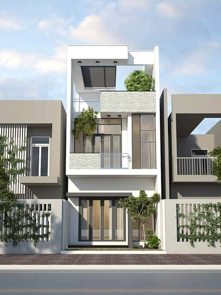 Mẫu thiết kế nhà 2 tầng đẹp năm 2023 Mẫu thiết kế nhà 2 tầng đẹp năm 2023