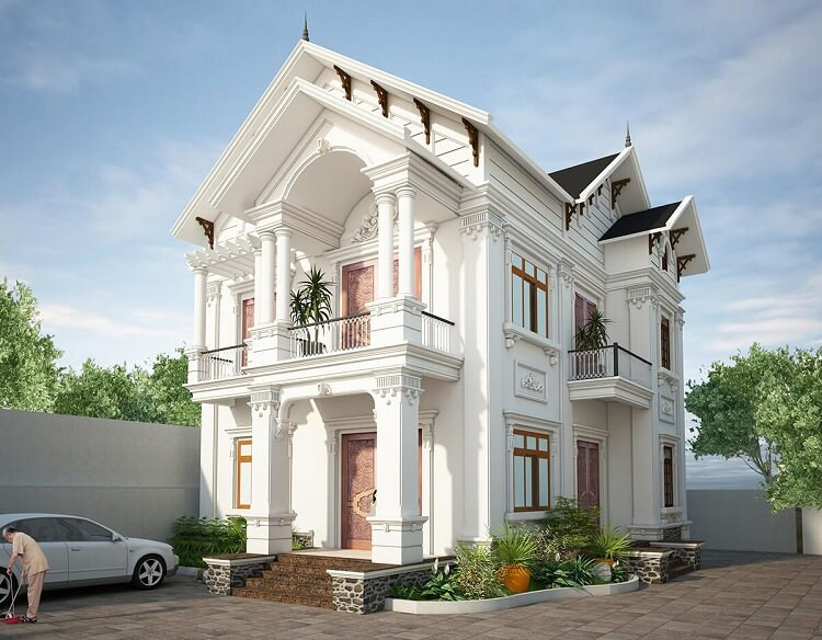 Mẫu thiết kế nhà 2 tầng đẹp năm 2023 Mẫu thiết kế nhà 2 tầng đẹp năm 2023