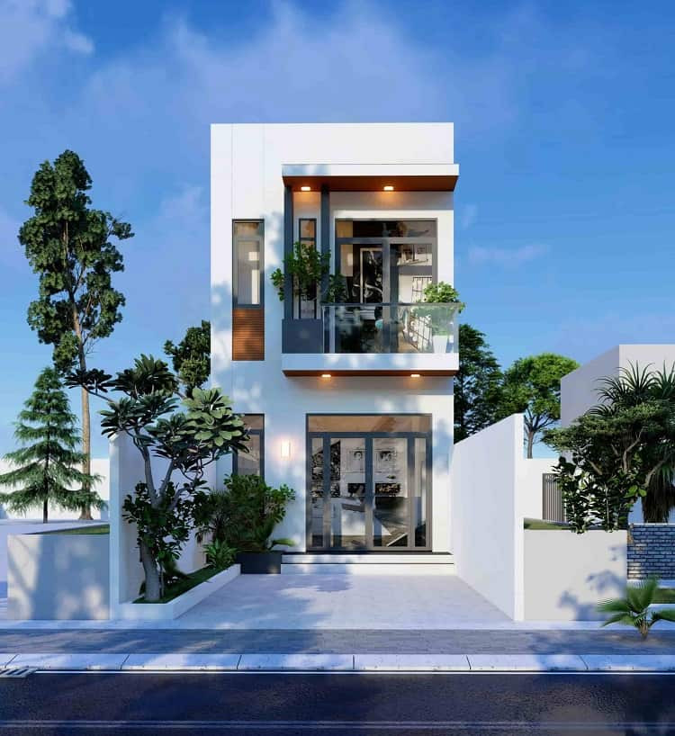 Mẫu thiết kế nhà 2 tầng đẹp năm 2023 Mẫu thiết kế nhà 2 tầng đẹp năm 2023