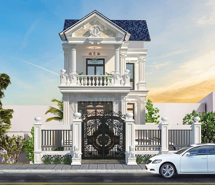 Mẫu thiết kế nhà 2 tầng đẹp năm 2023 Mẫu thiết kế nhà 2 tầng đẹp năm 2023
