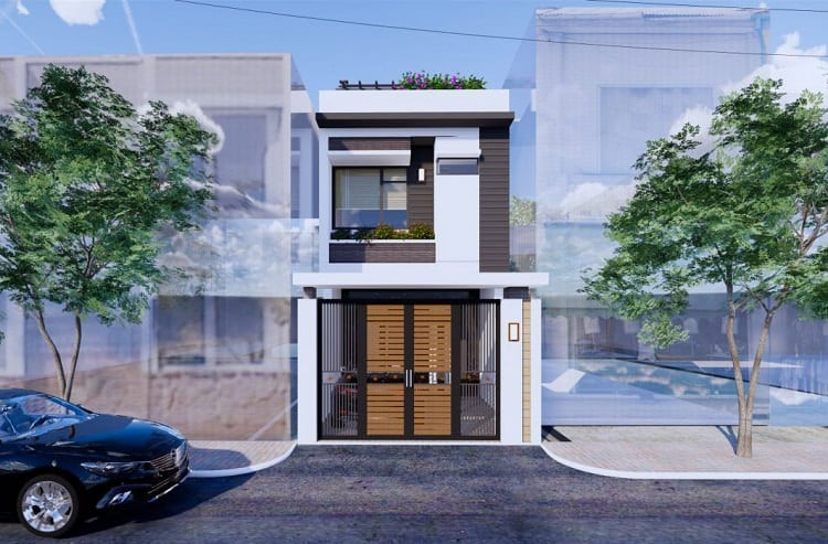 Mẫu thiết kế nhà 2 tầng đẹp năm 2023 Mẫu thiết kế nhà 2 tầng đẹp năm 2023