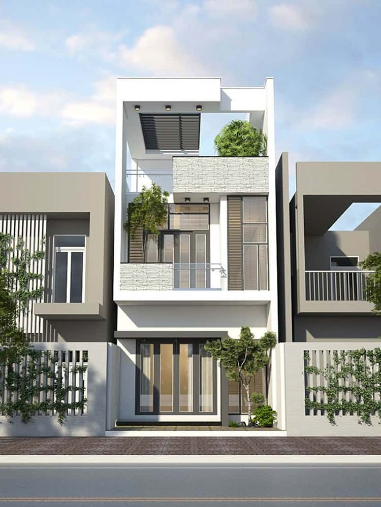 Mẫu thiết kế nhà 2 tầng đẹp năm 2023 Mẫu thiết kế nhà 2 tầng đẹp năm 2023