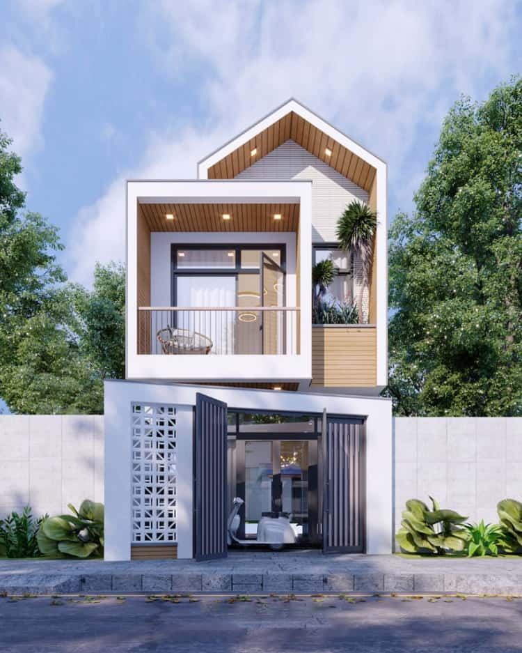 Mẫu thiết kế nhà 2 tầng đẹp năm 2023 Mẫu thiết kế nhà 2 tầng đẹp năm 2023