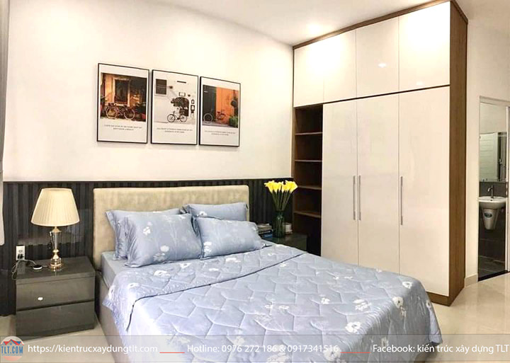 Phòng ngủ sau khi hoàn thiện trọn gói 