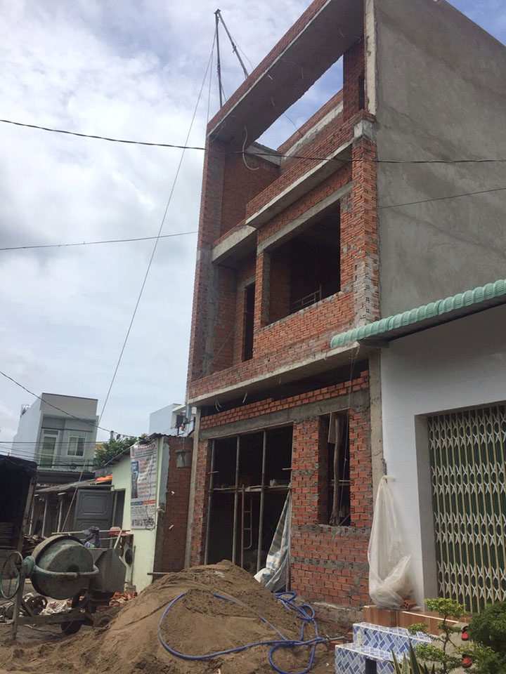 Thi công xây nhà phần thô 